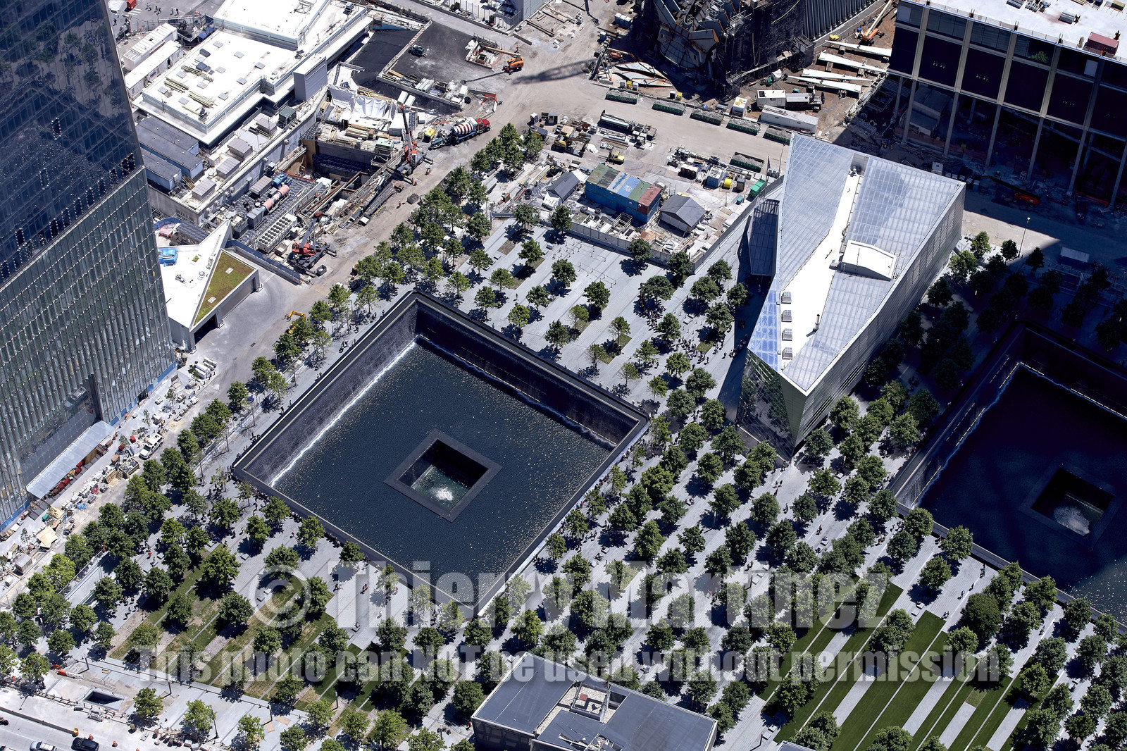 Aerial view of New York City (USA).