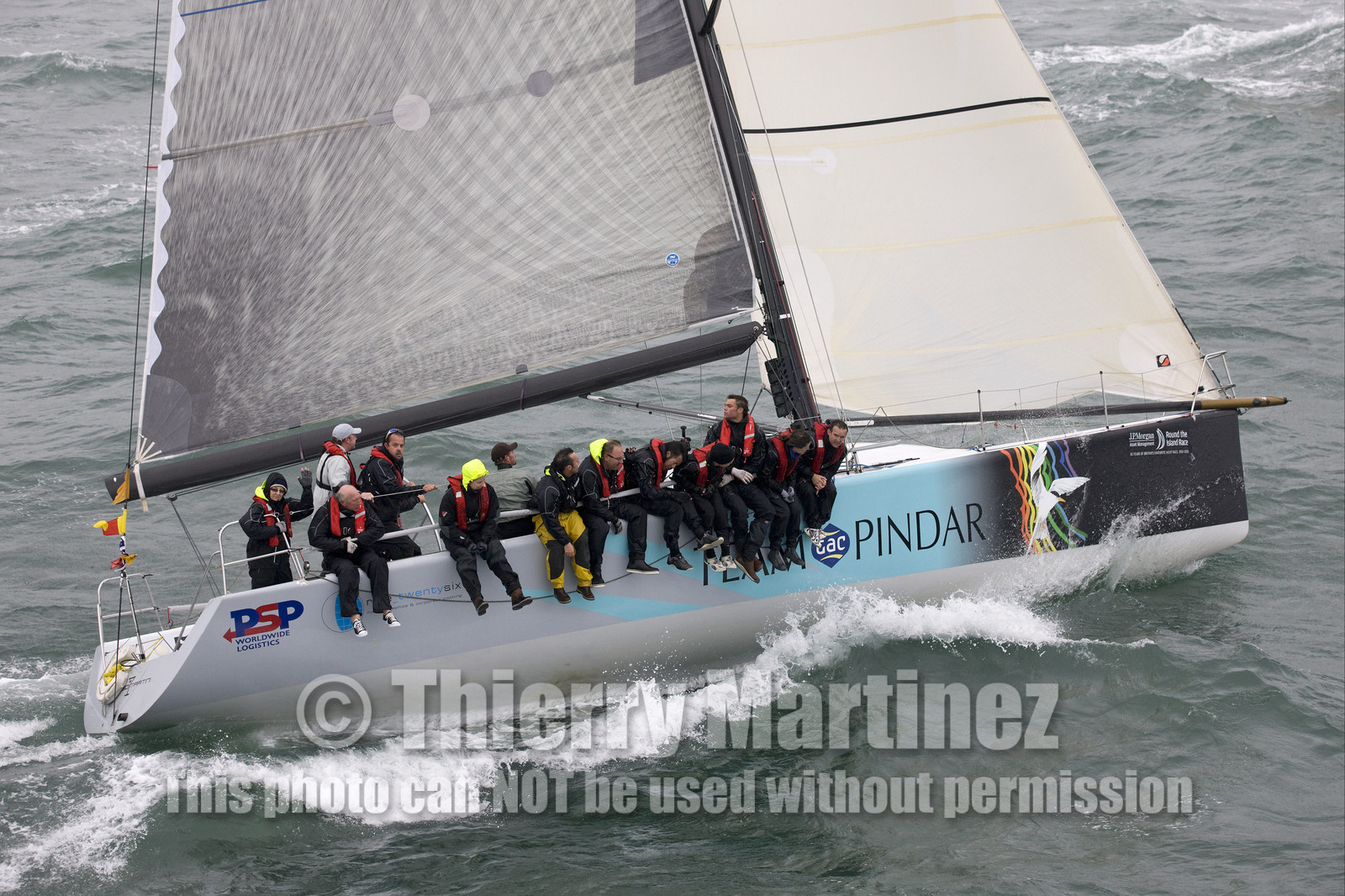 JP Morgan Asset Management Round The Island Race. 80th Anniversary race.