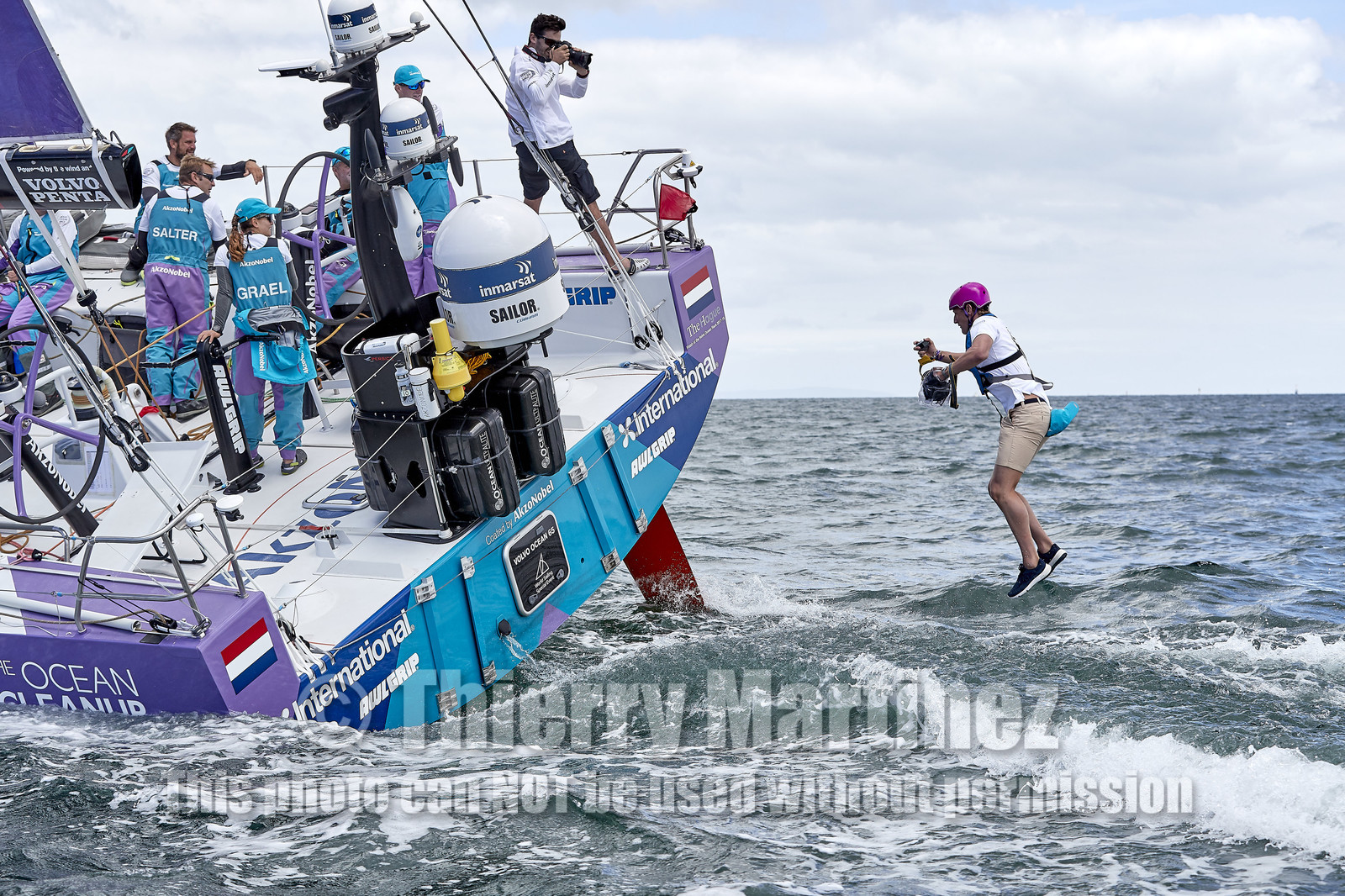 team AkzoNobel  in Volvo Ocean Race 2017-18.