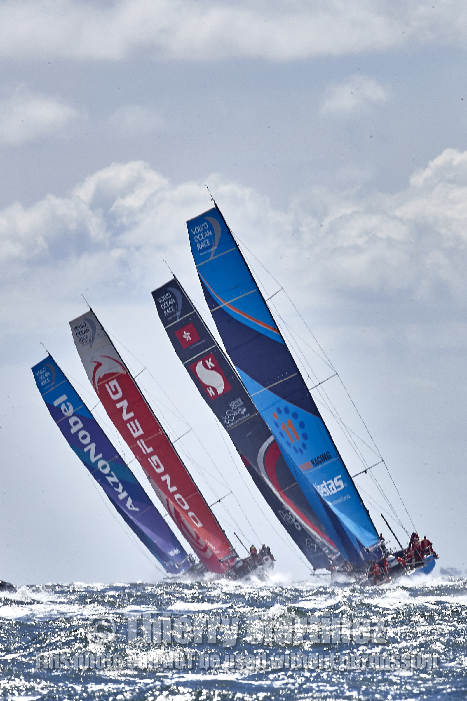 team AkzoNobel  in Volvo Ocean Race 2017-18.