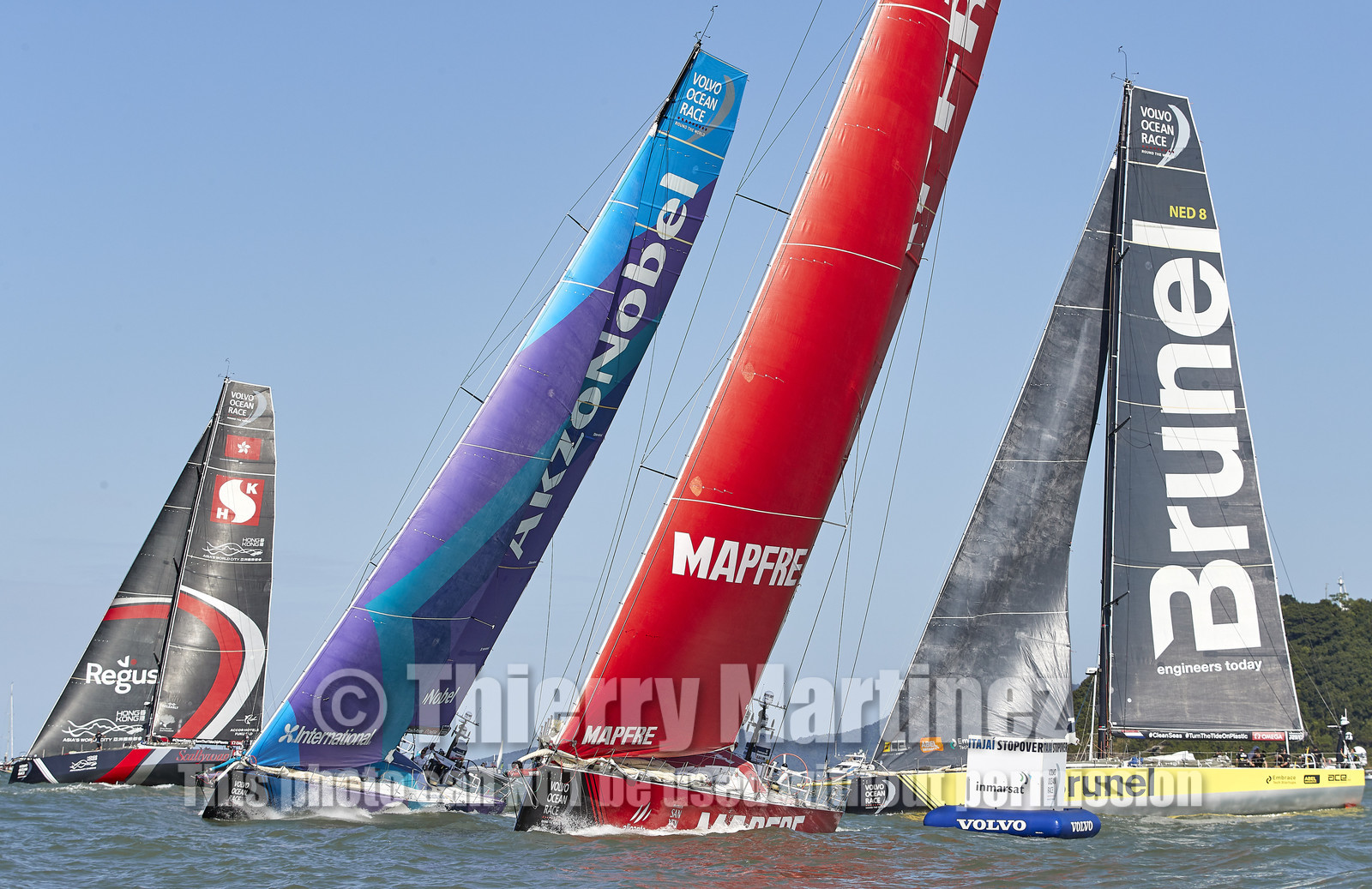 team AkzoNobel  in Volvo Ocean Race 2017-18.