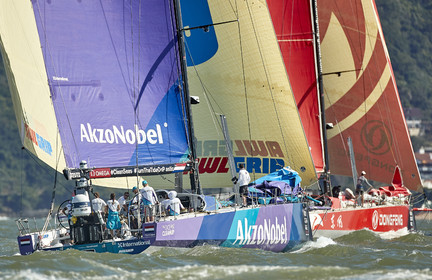 team AkzoNobel  in Volvo Ocean Race 2017-18.