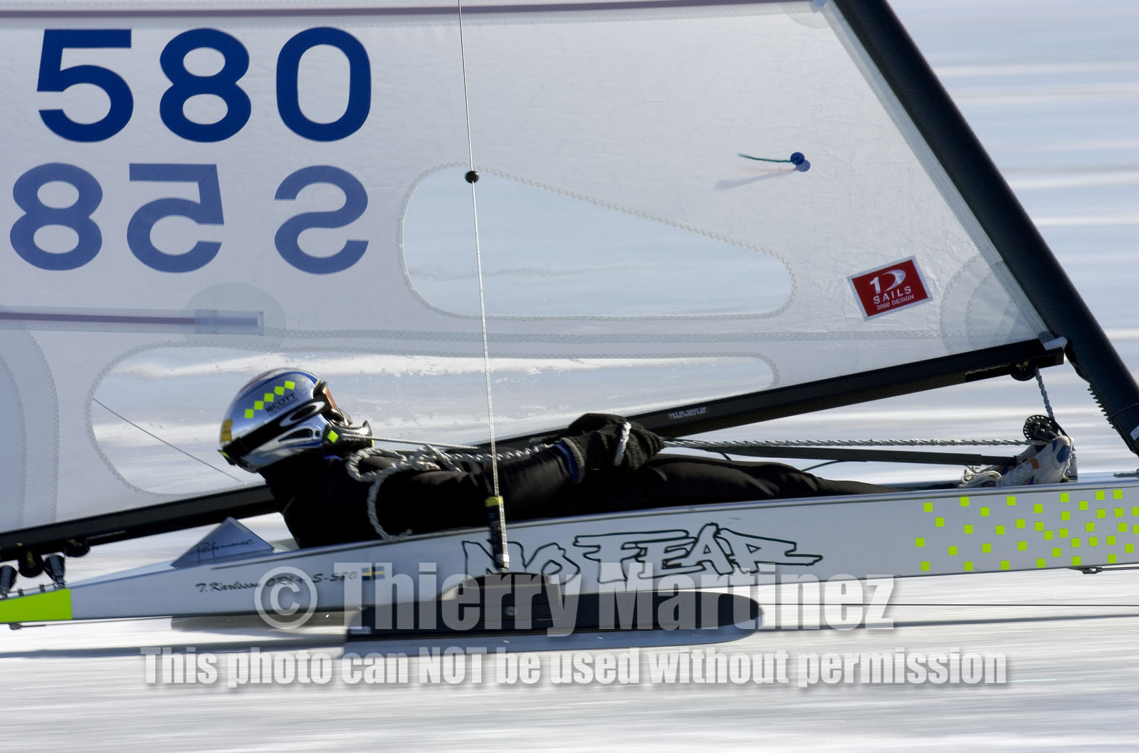 Ice Boats in Stockholm Archipelago - March 2005.