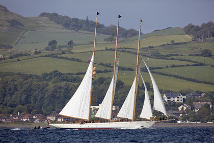 22_17006   © Thierry Martinez.FAIRLIE,SCOTLAND - UK 11th June 20222022 RICHARD MILLE FIFE REGATTA.Day 1. Race cancelled , too much wind…