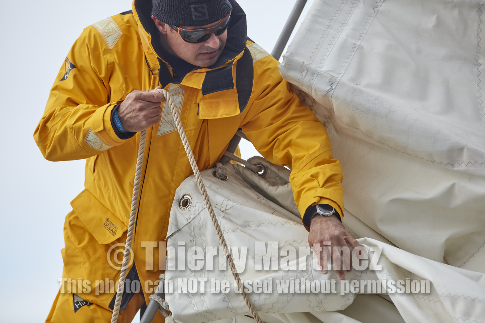 22_17006   © Thierry Martinez.FAIRLIE,SCOTLAND - UK 11th June 20222022 RICHARD MILLE FIFE REGATTA.Day 1. Race cancelled , too much wind…