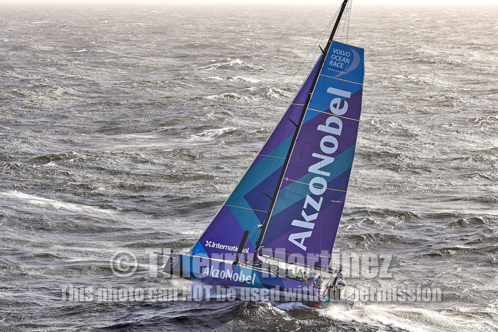 team AkzoNobel  in Volvo Ocean Race 2017-18.