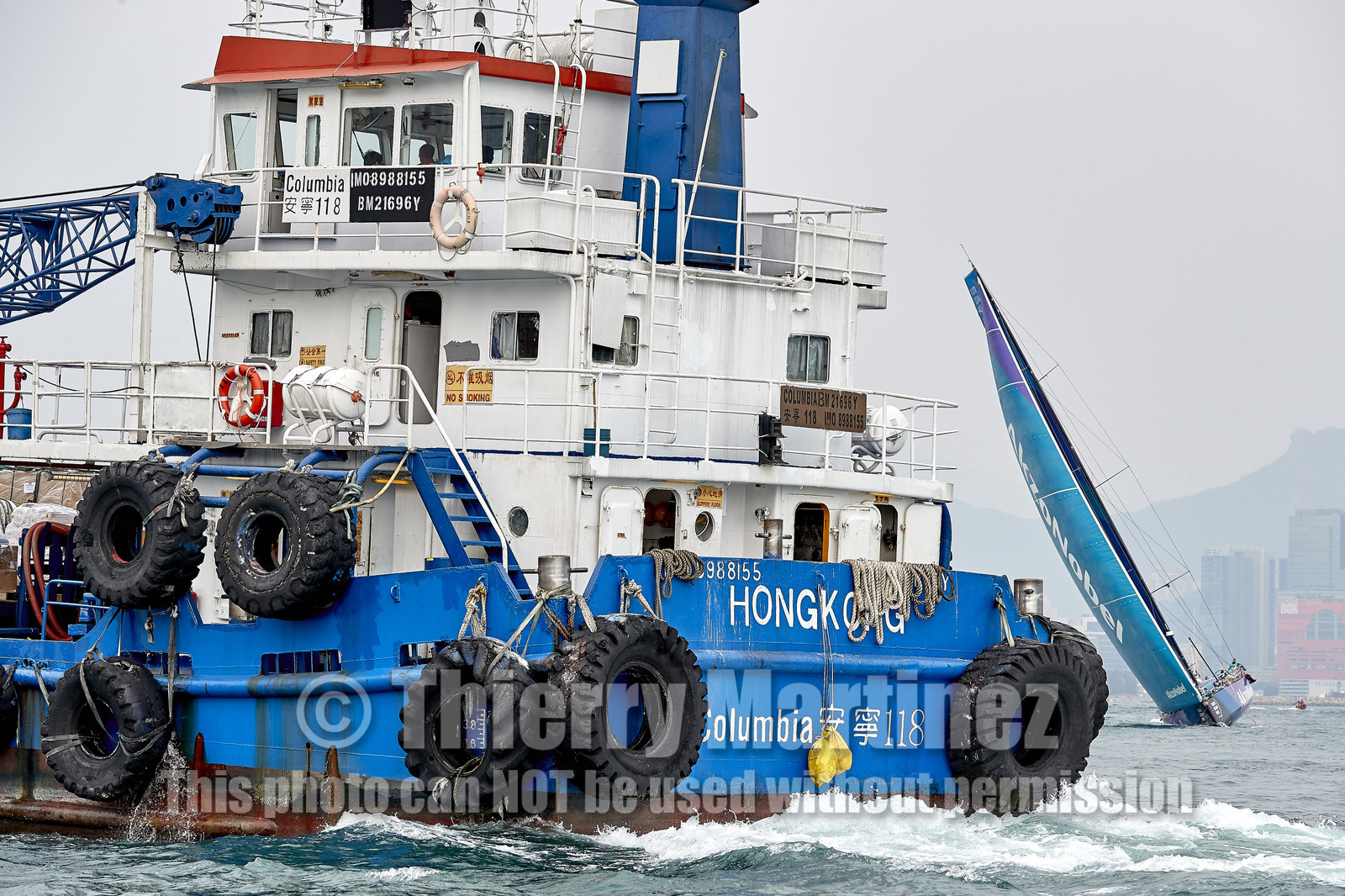 team AkzoNobel  in Volvo Ocean Race 2017-18.