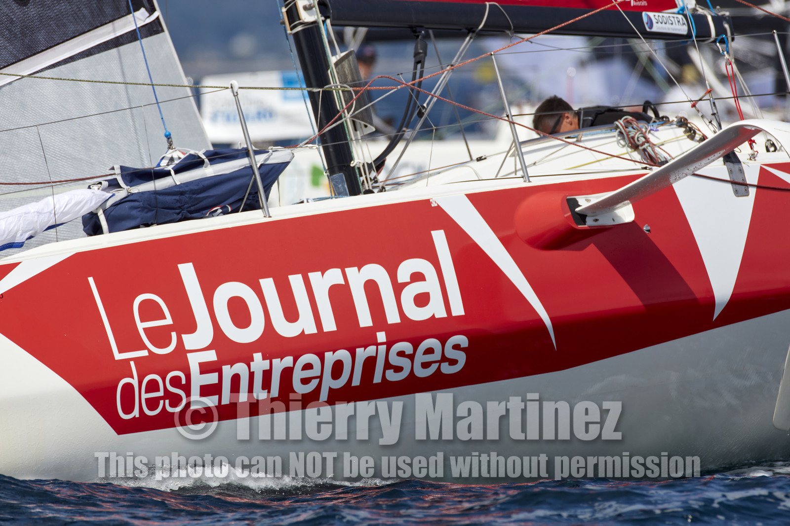 22_33207   © Thierry Martinez.PORT LA FORET, FRANCE. 28 Aout  2022.53éme édition de la Solitaire du Figaro.Départ de la 2éme étape , Port La Forêt   Royan (635NM).