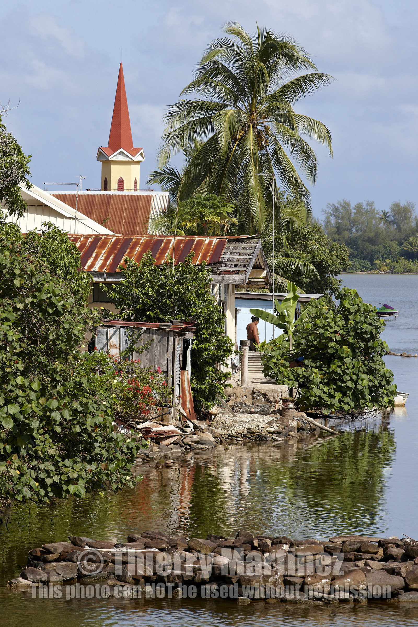 15_023158  ©ThMartinez Sea&Co.  HUAHINE - ILES SOUS LE VENT. POLYNESIE FRANCAISE . 31 January 2015. .Village MAEVA.