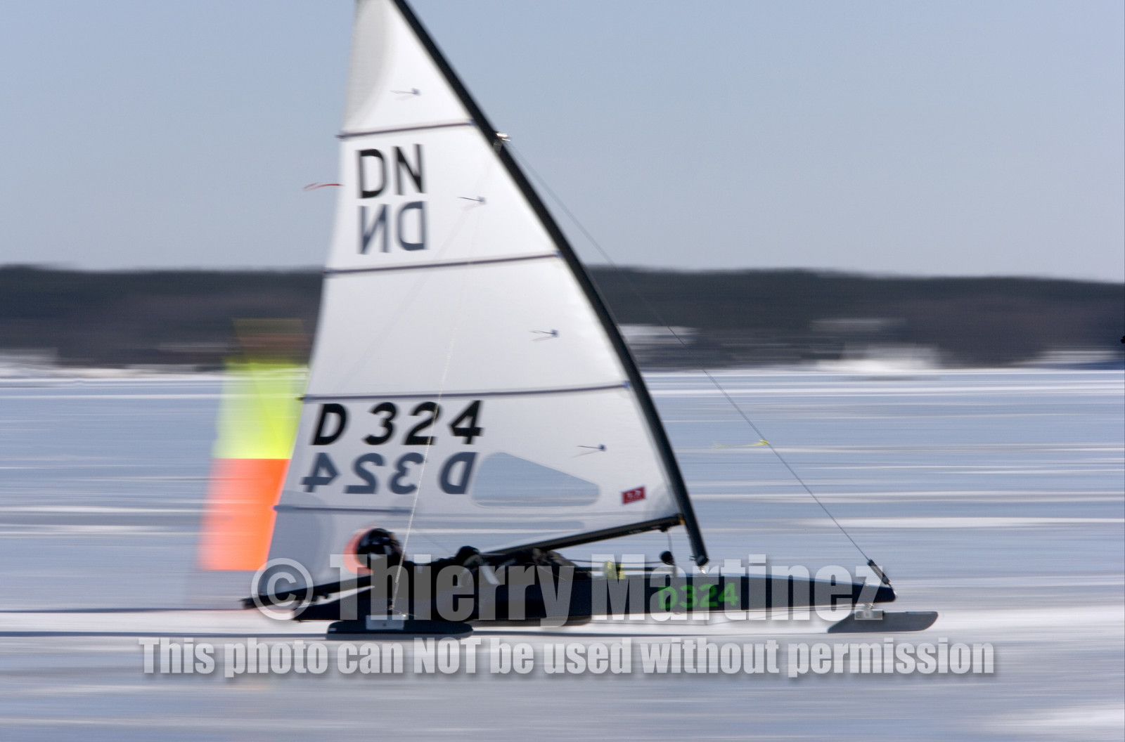 Ice Boats in Stockholm Archipelago - March 2005.