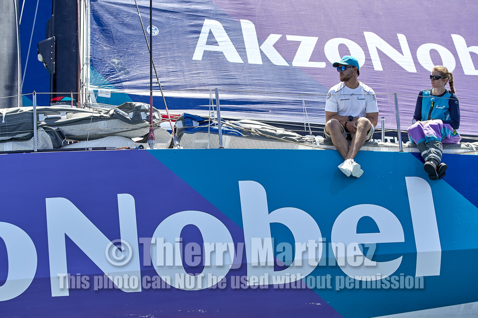 team AkzoNobel  in Volvo Ocean Race 2017-18.