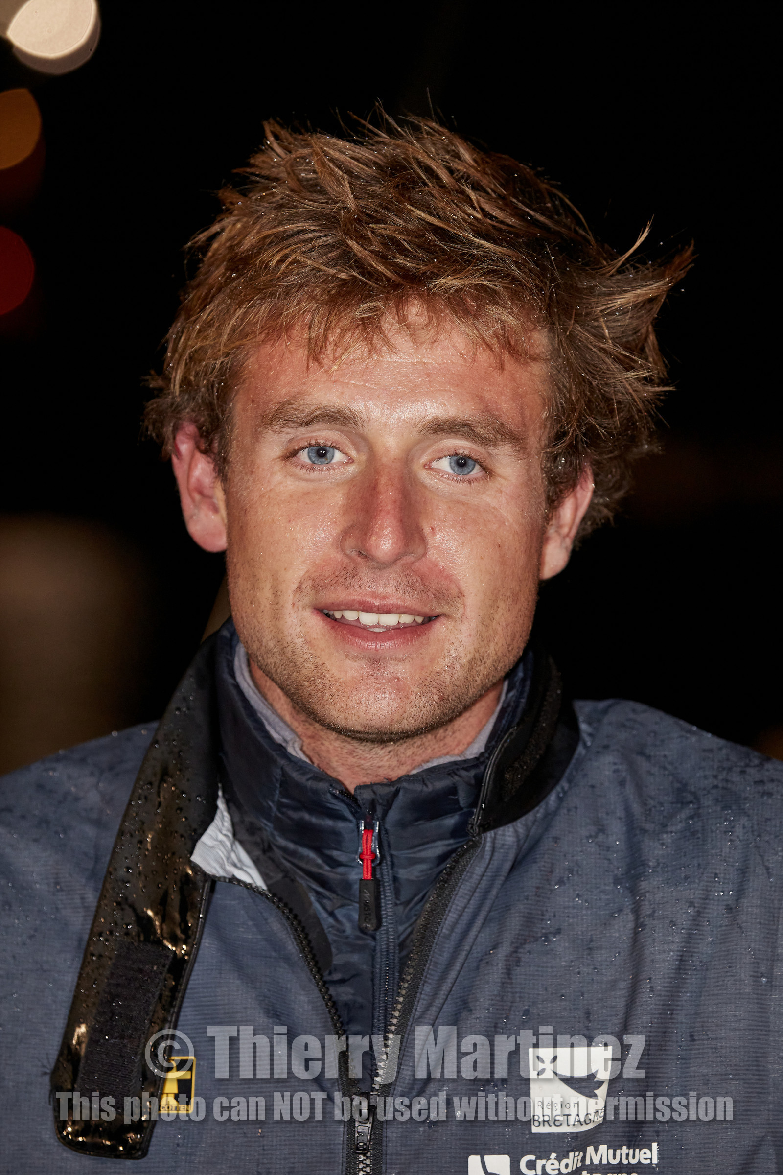 22_35172   © Thierry Martinez.ST NAZAIRE, FRANCE.07 Sept 2022.53éme édition de la Solitaire du Figaro.Arrivée de la 3éme étape , Royan    St Nazaire.Tom Laperche (Région Bretagne-CMB Performance) vainqueur de l’étape et de l’édition de la Solitaire du Figaro 2022.