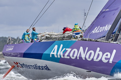 team AkzoNobel  in Volvo Ocean Race 2017-18.