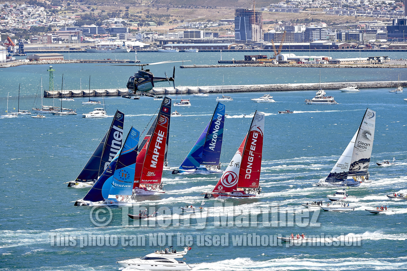team AkzoNobel  in Volvo Ocean Race 2017-18.