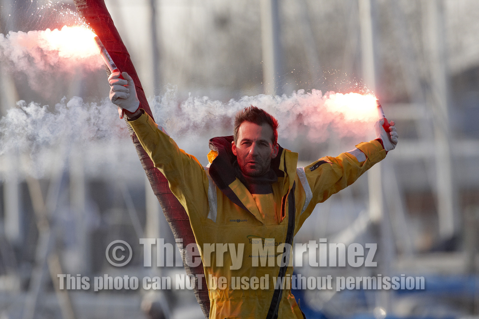 2012 13 VENDEE GLOBE ; Alessandro di Benedetto (FRA ITA) TEAM PLASTIQUE