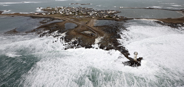 Tempête Ruth pointe Bretagne. 8 Fevrier 2014