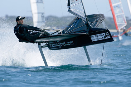 2015 McDougall + McConaghy Moth Worlds. Sorrento - VIC AUSTRALIA  . 6 16 January 2015. Organize by Sorrento Sailing Couta Boat Club.