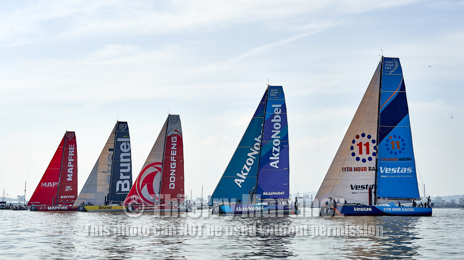 team AkzoNobel  in Volvo Ocean Race 2017-18.
