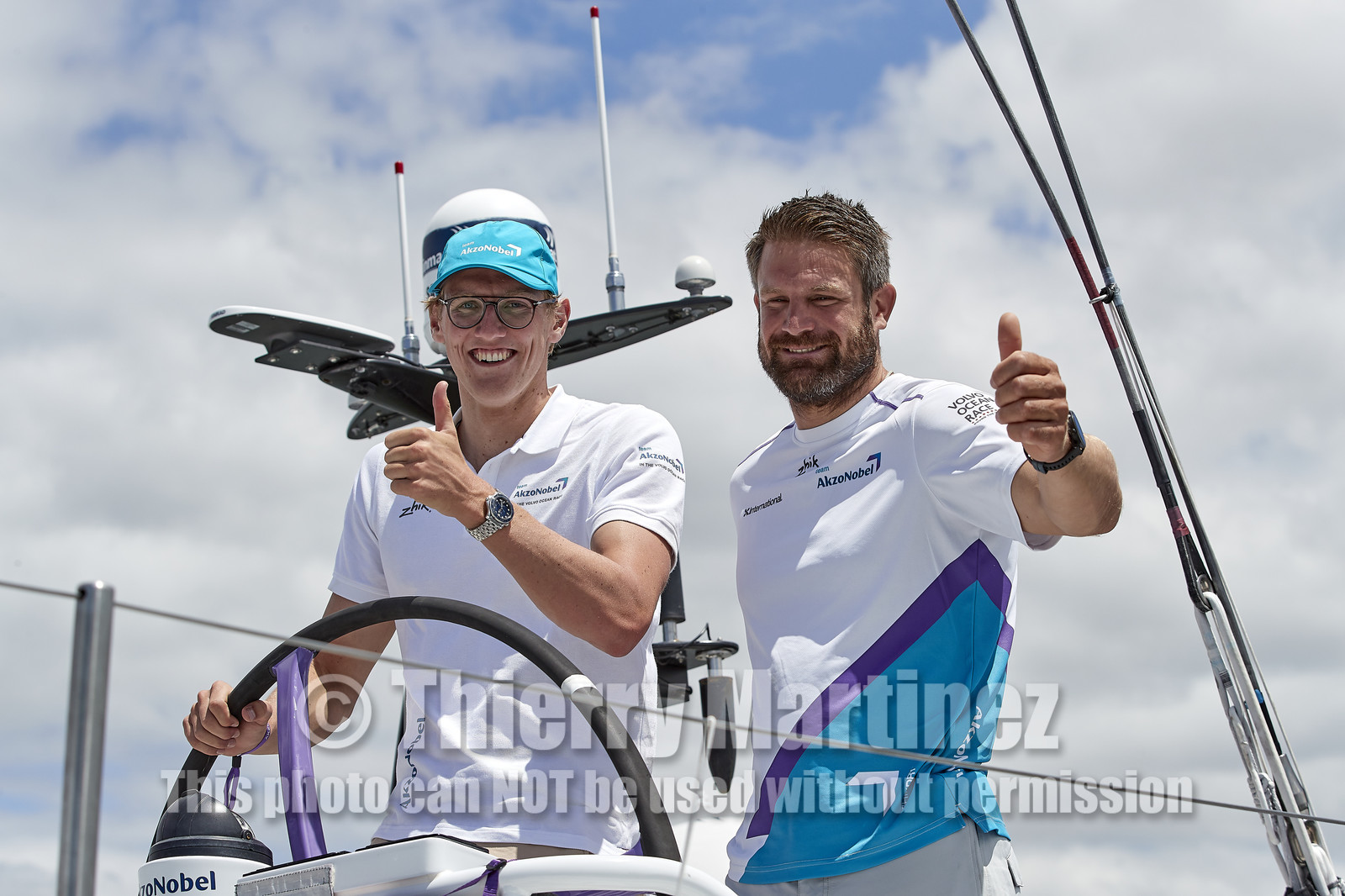 team AkzoNobel  in Volvo Ocean Race 2017-18.