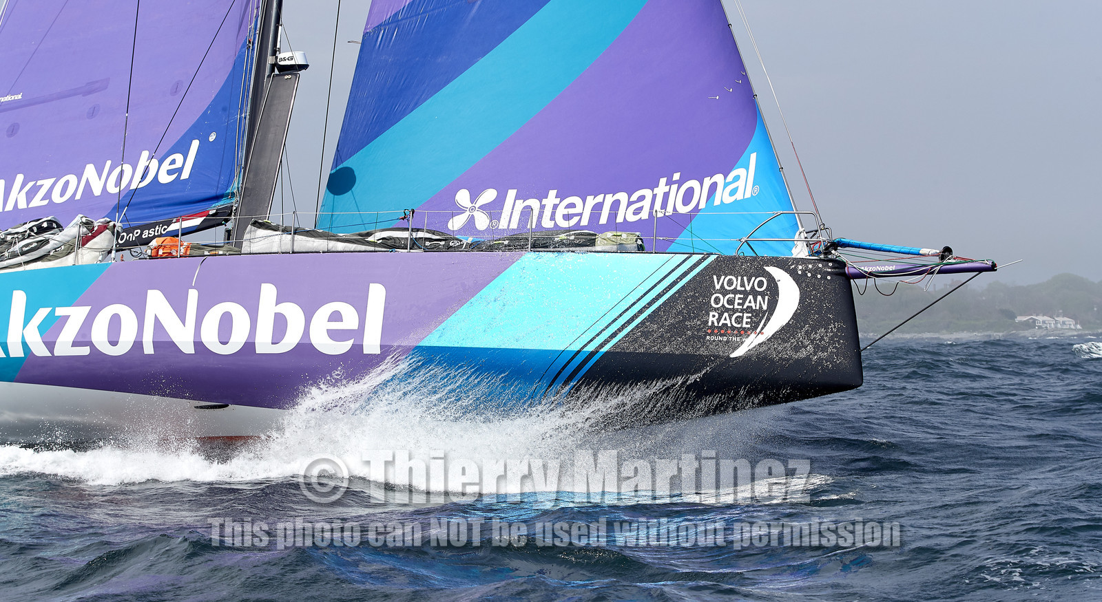team AkzoNobel  in Volvo Ocean Race 2017-18.