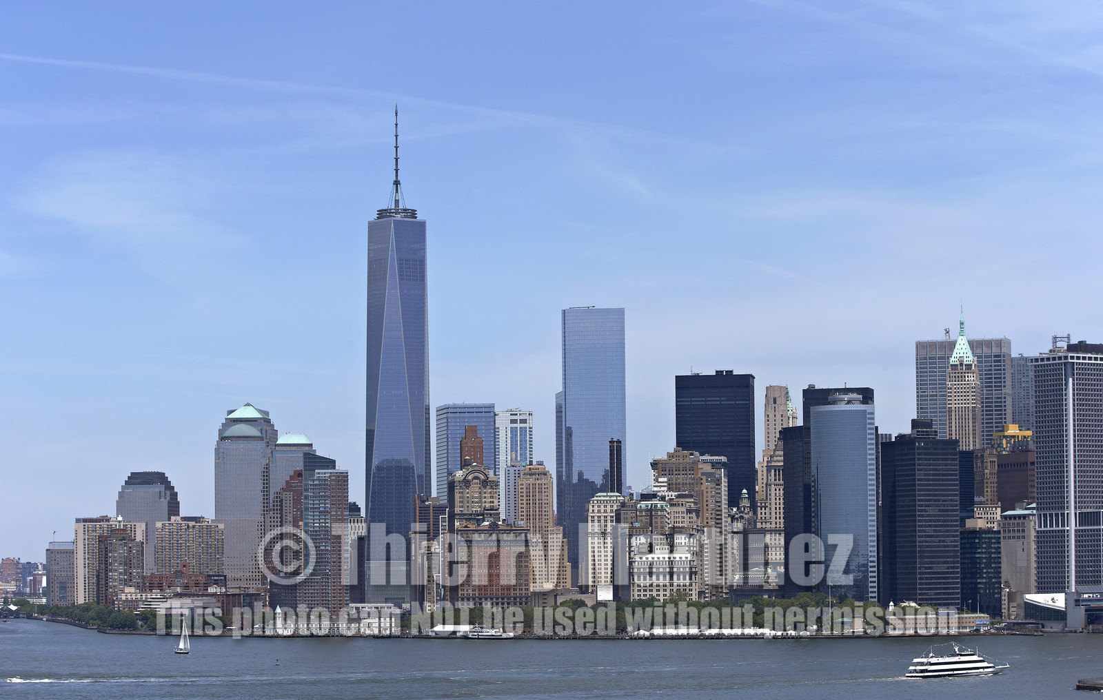 Aerial view of New York City (USA).