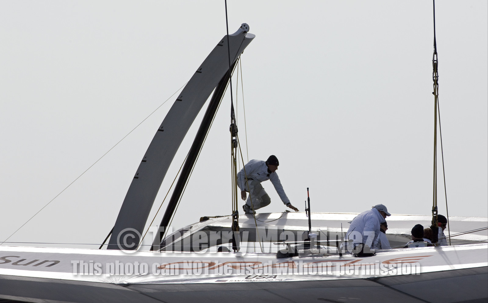 33rd  AMERICA'S CUP Valencia Spain, February 2010 - Defender:  ALINGHI (ALINGHI 5) vs Challenger : BMW Oracle Racing (USA 17)