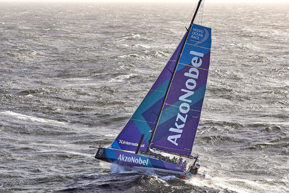 team AkzoNobel  in Volvo Ocean Race 2017-18.