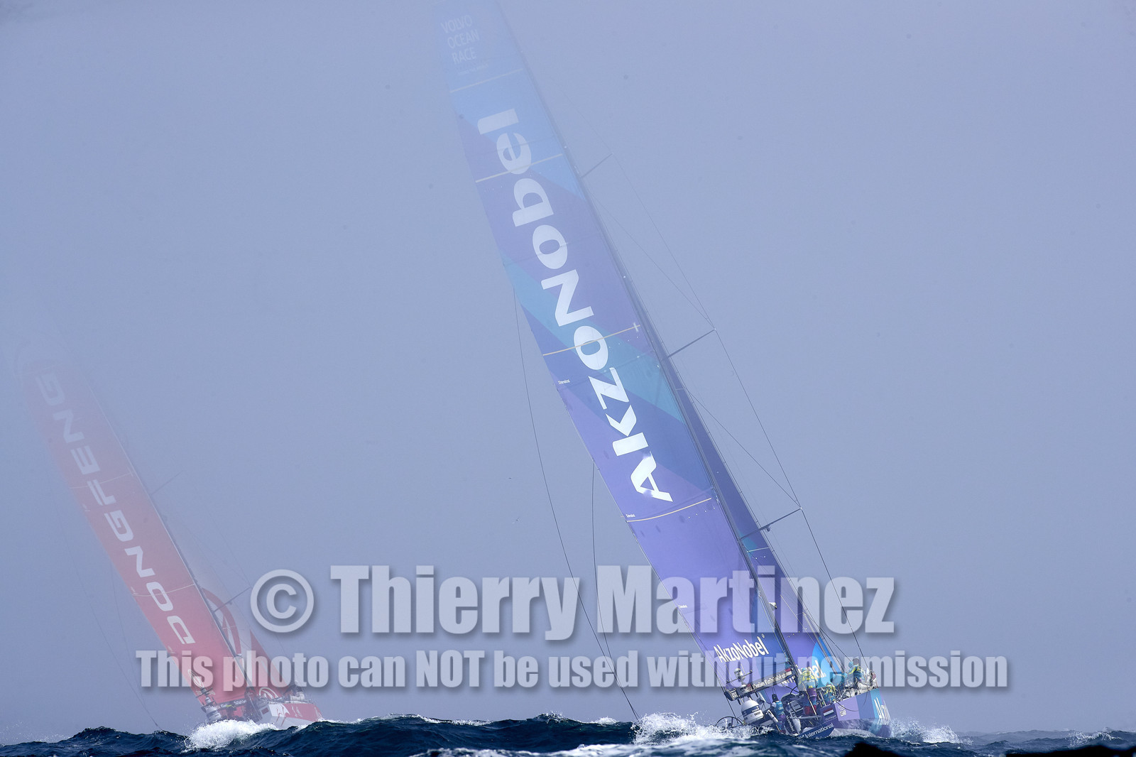 team AkzoNobel  in Volvo Ocean Race 2017-18.