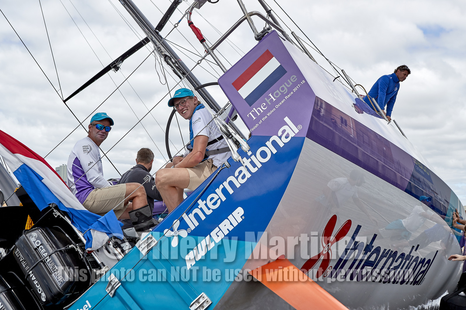 team AkzoNobel  in Volvo Ocean Race 2017-18.