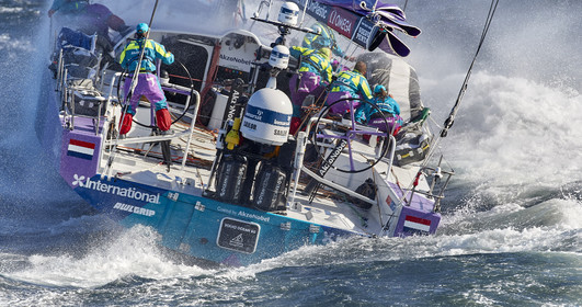team AkzoNobel  in Volvo Ocean Race 2017-18.