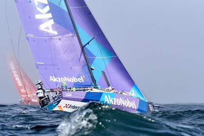 team AkzoNobel  in Volvo Ocean Race 2017-18.