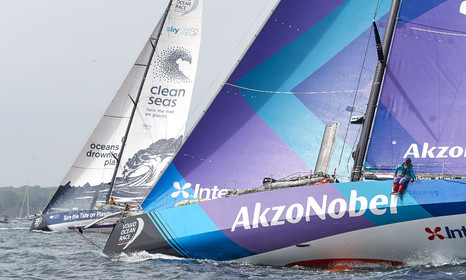 team AkzoNobel  in Volvo Ocean Race 2017-18.