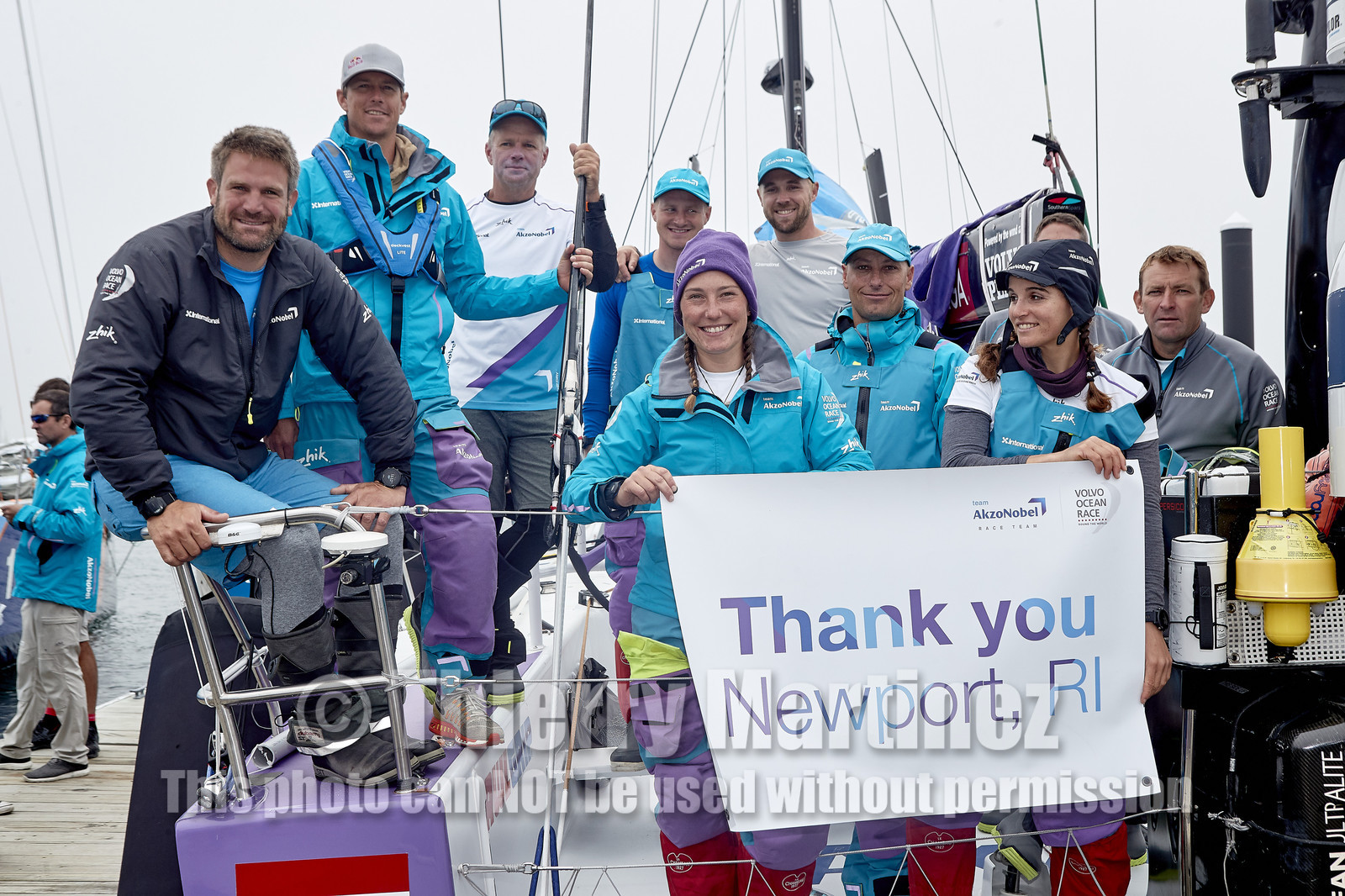 team AkzoNobel  in Volvo Ocean Race 2017-18.