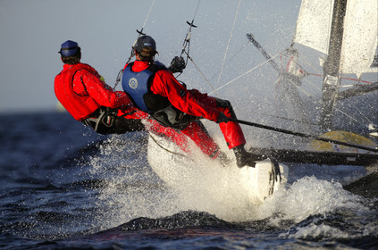 03_3134D © Th.Martinez,STOCKHOLM ARCHIPELAGO SWEDEN, 9 07 03-Archipelago Raid (2003) Leg3 : .SUUNTO Stefan Engstrand (SWE) & Björn Scherrer(SWE).