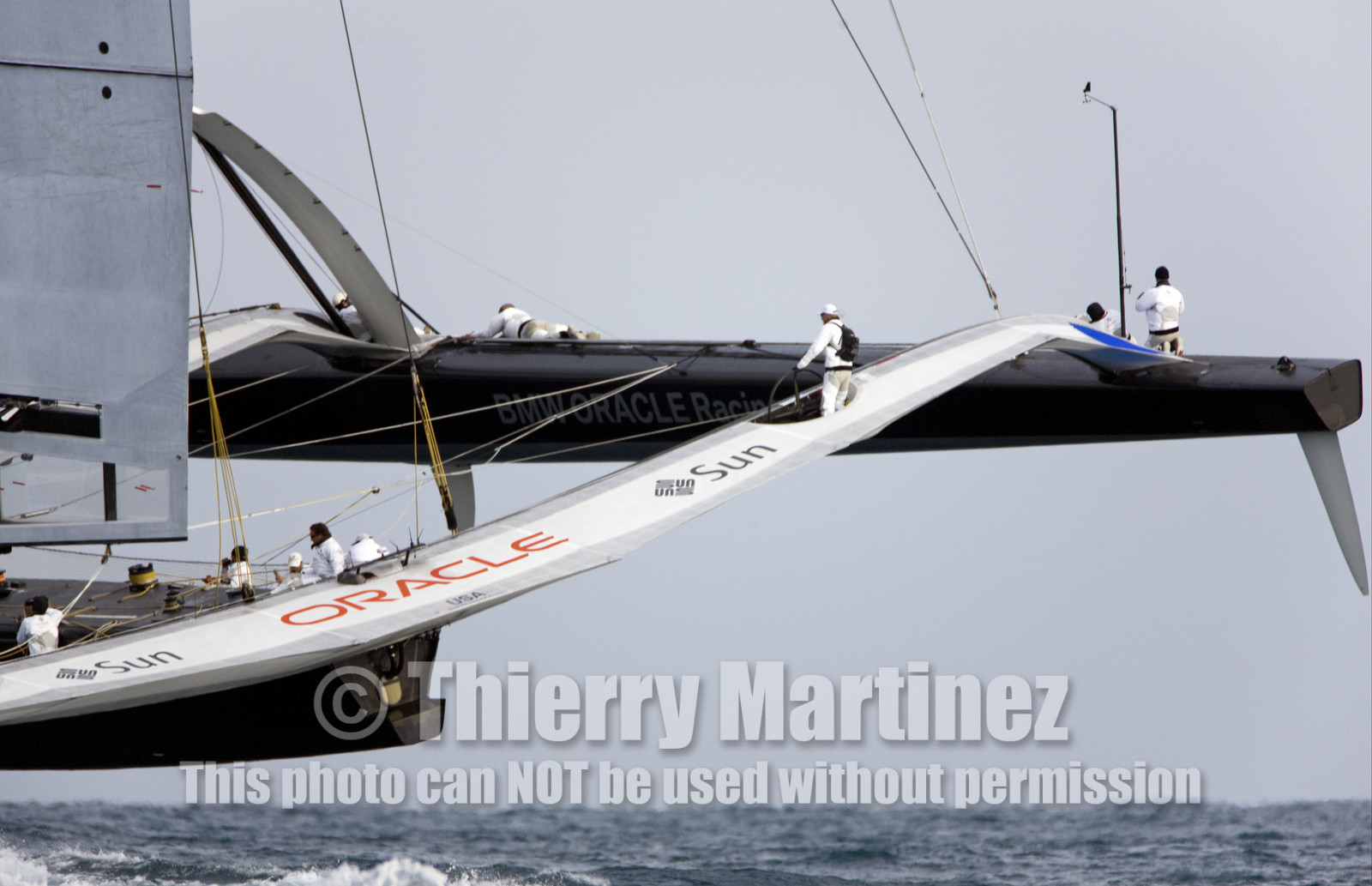 33rd  AMERICA'S CUP Valencia Spain, February 2010 - Defender:  ALINGHI (ALINGHI 5) vs Challenger : BMW Oracle Racing (USA 17)