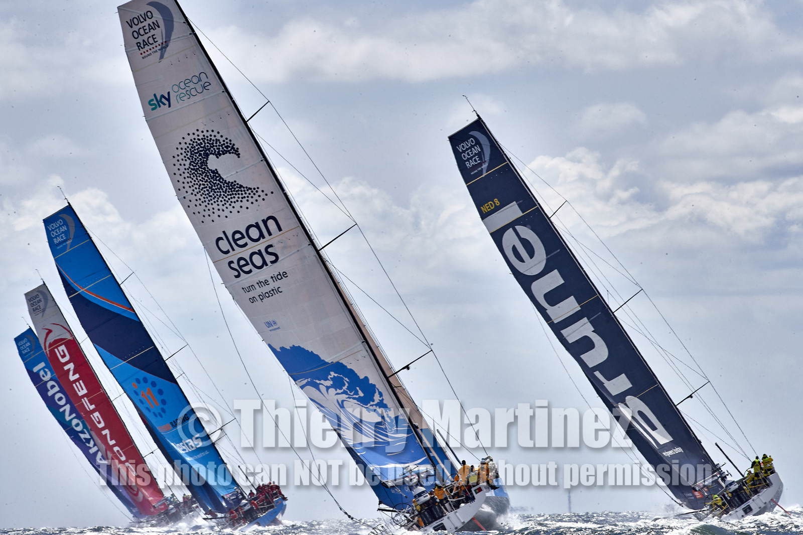 team AkzoNobel  in Volvo Ocean Race 2017-18.