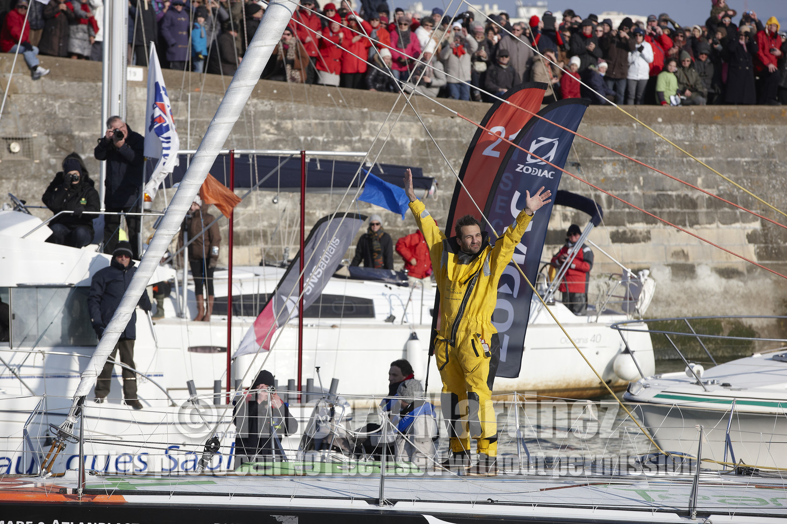 2012 13 VENDEE GLOBE ; Alessandro di Benedetto (FRA ITA) TEAM PLASTIQUE
