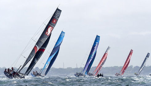 team AkzoNobel  in Volvo Ocean Race 2017-18.