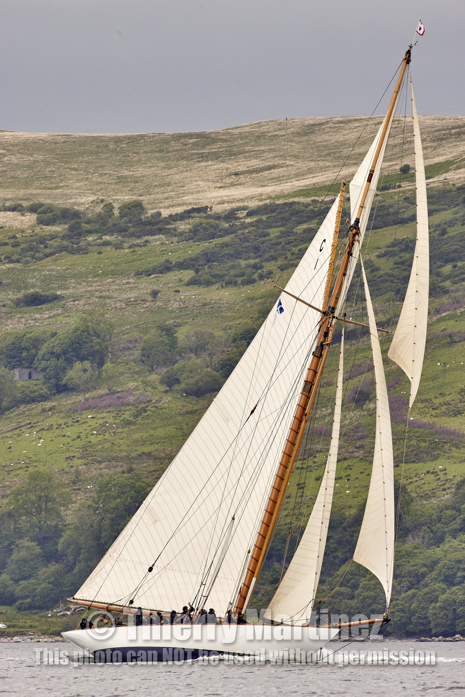 22_22628  © Thierry Martinez.FAIRLIE,SCOTLAND - UK 14th June 20222022 RICHARD MILLE FIFE REGATTA.Day 4 :ROTHESAY (ISLE OF BUTE) to PORTAVADIE.
