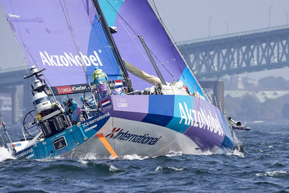 team AkzoNobel  in Volvo Ocean Race 2017-18.