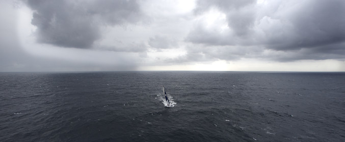 MIRABAUD  Monohull IMOCA 60, skipper Dominique Wavre (SUi)