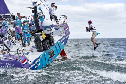 team AkzoNobel  in Volvo Ocean Race 2017-18.