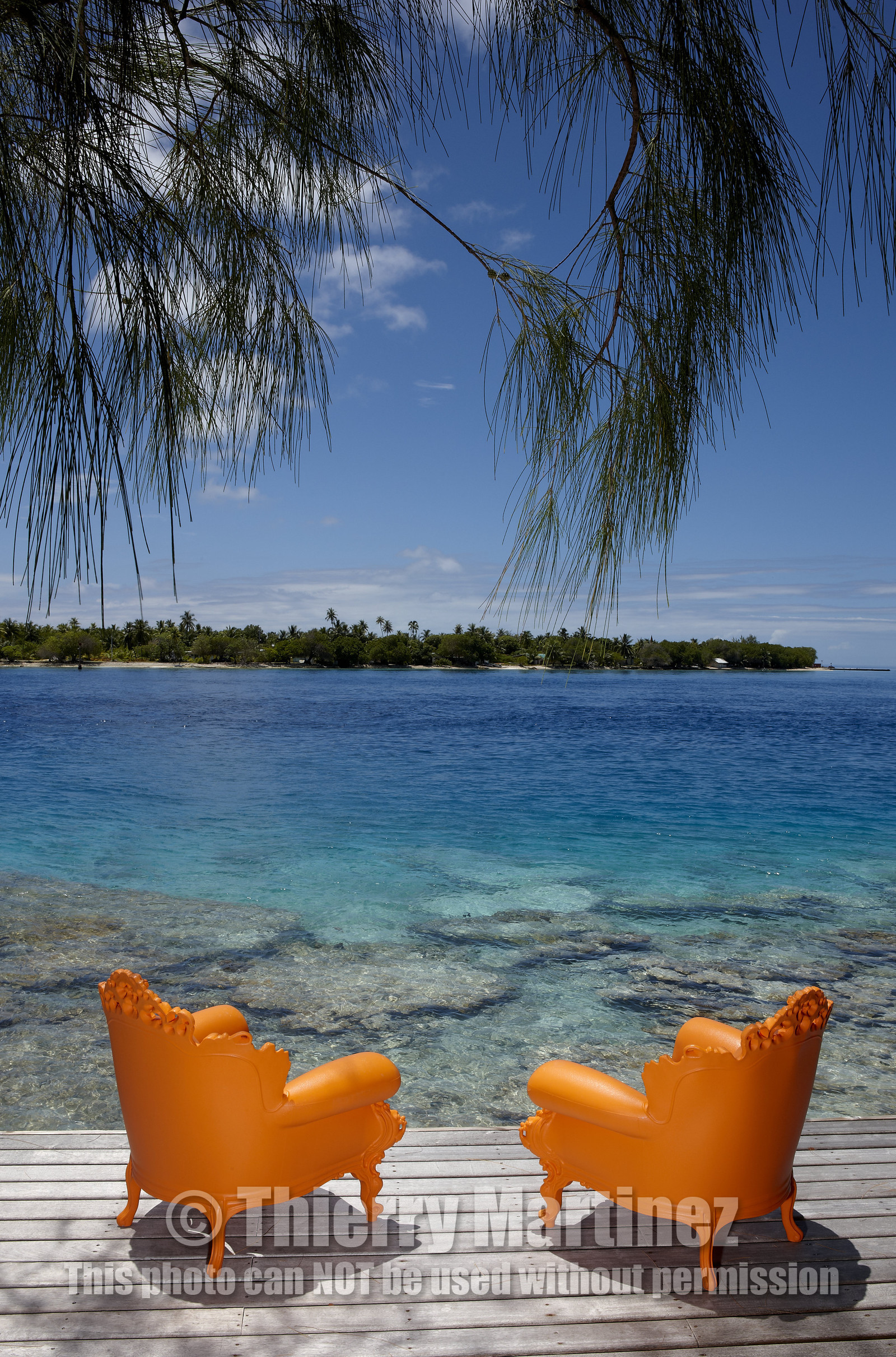 15_026653  ©ThMartinez Sea&Co.  RANGIROA - ARCHIPEL des TUAMOTU. POLYNESIE FRANCAISE .  8 Février 2015. .Le relais de Joséphine..