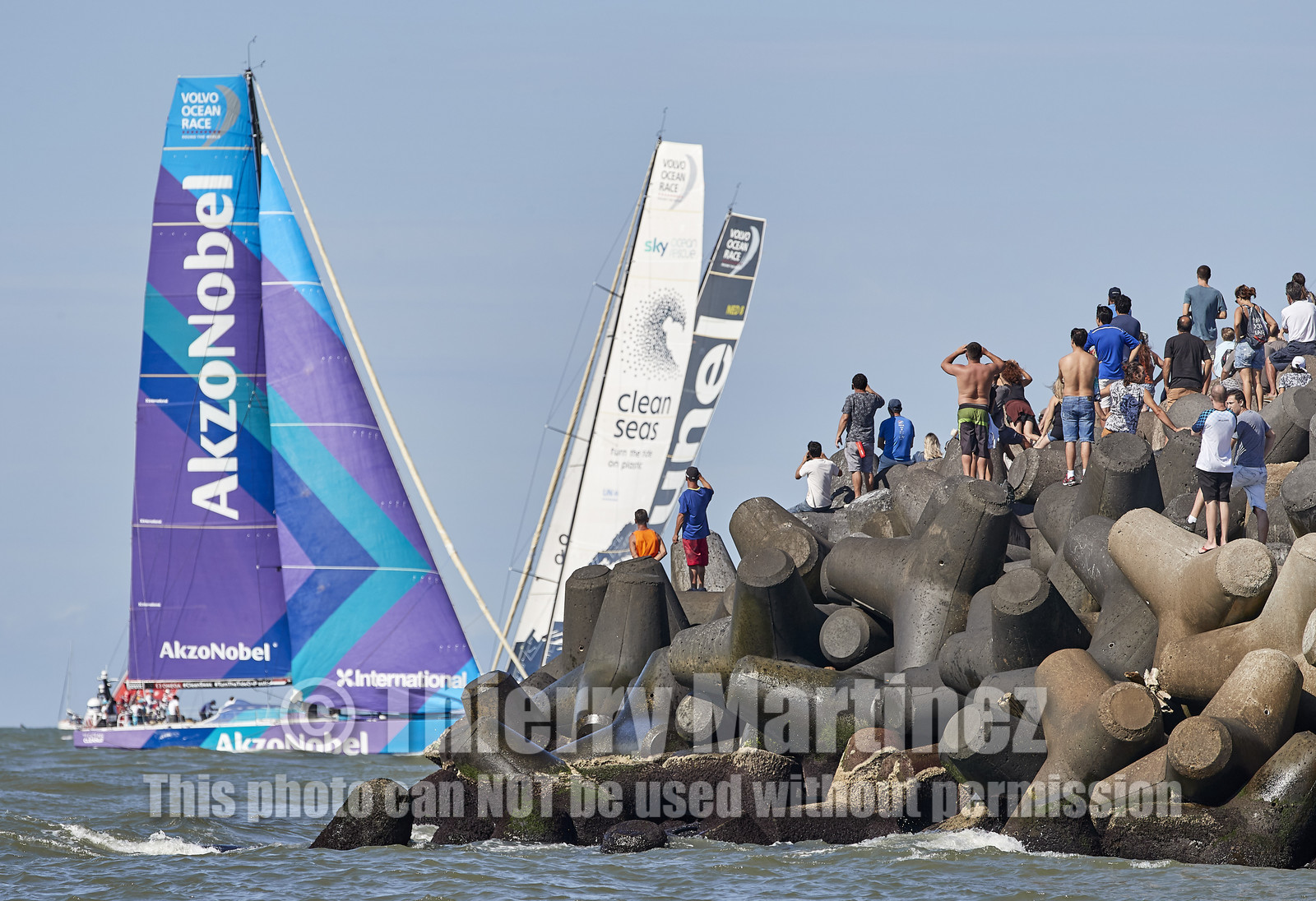 team AkzoNobel  in Volvo Ocean Race 2017-18.