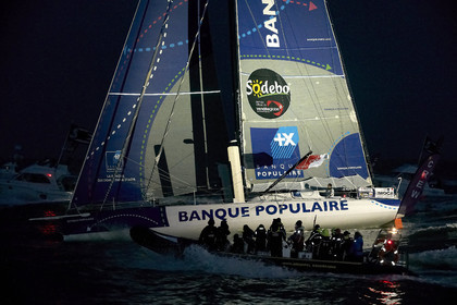2012 13 VENDEE GLOBE. Armel Le Cleac'h (FRA) BANQUE POPULAIRE 2nd .