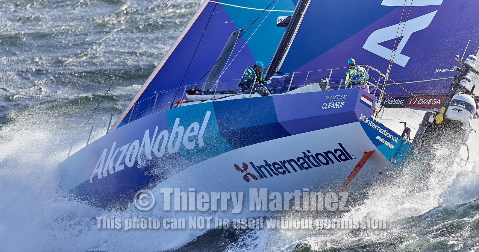 team AkzoNobel  in Volvo Ocean Race 2017-18.