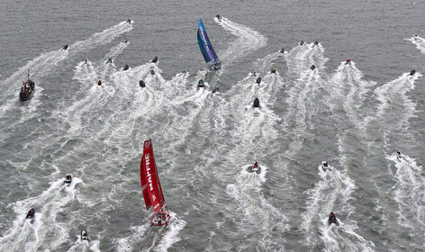 team AkzoNobel  in Volvo Ocean Race 2017-18.