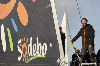 Single-handed sailing round the world record .