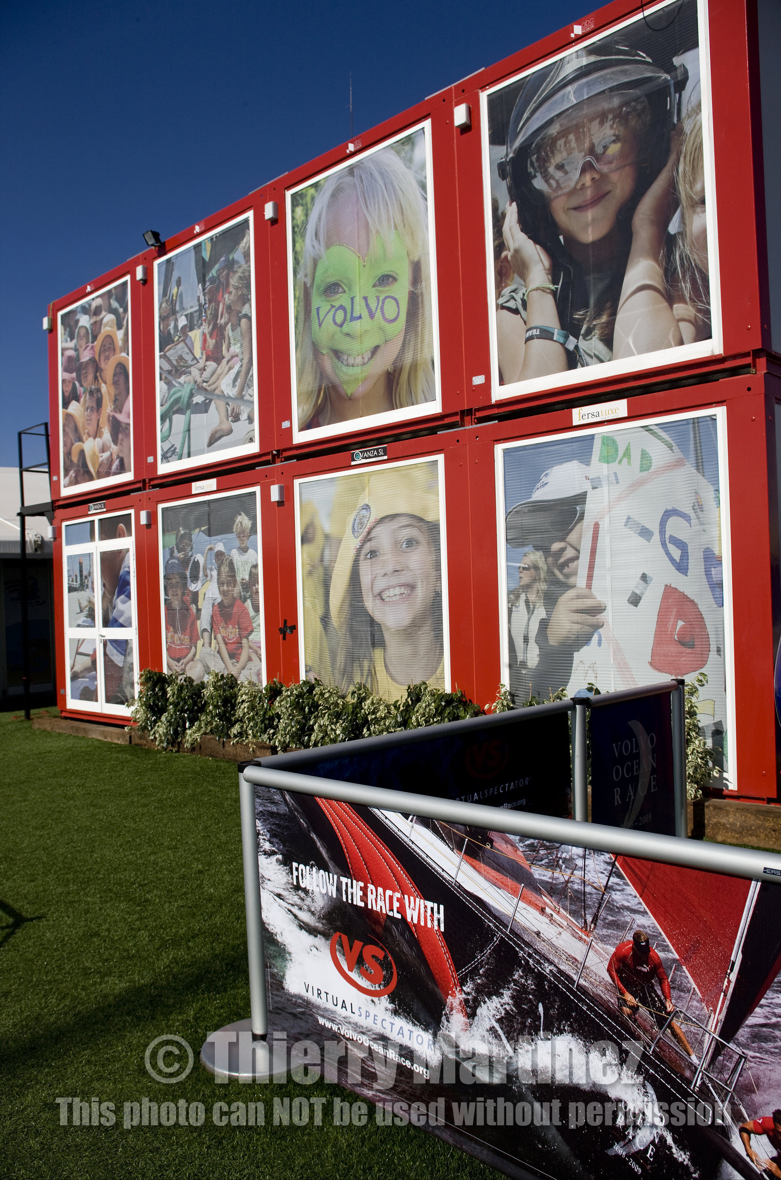 VOLVO OCEAN RACE - 2008 2009. IN-PORT RACE in Alicante-Spain.