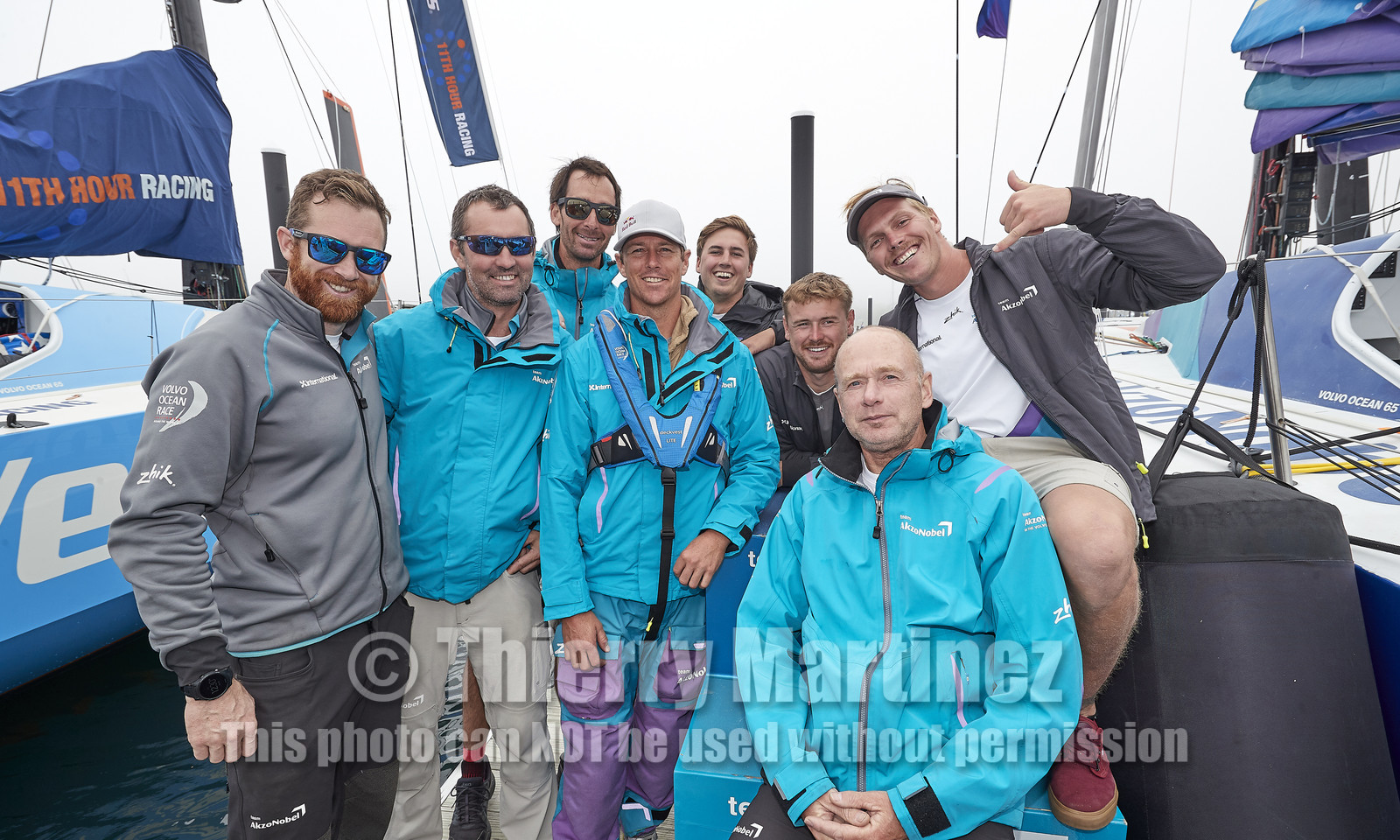 team AkzoNobel  in Volvo Ocean Race 2017-18.